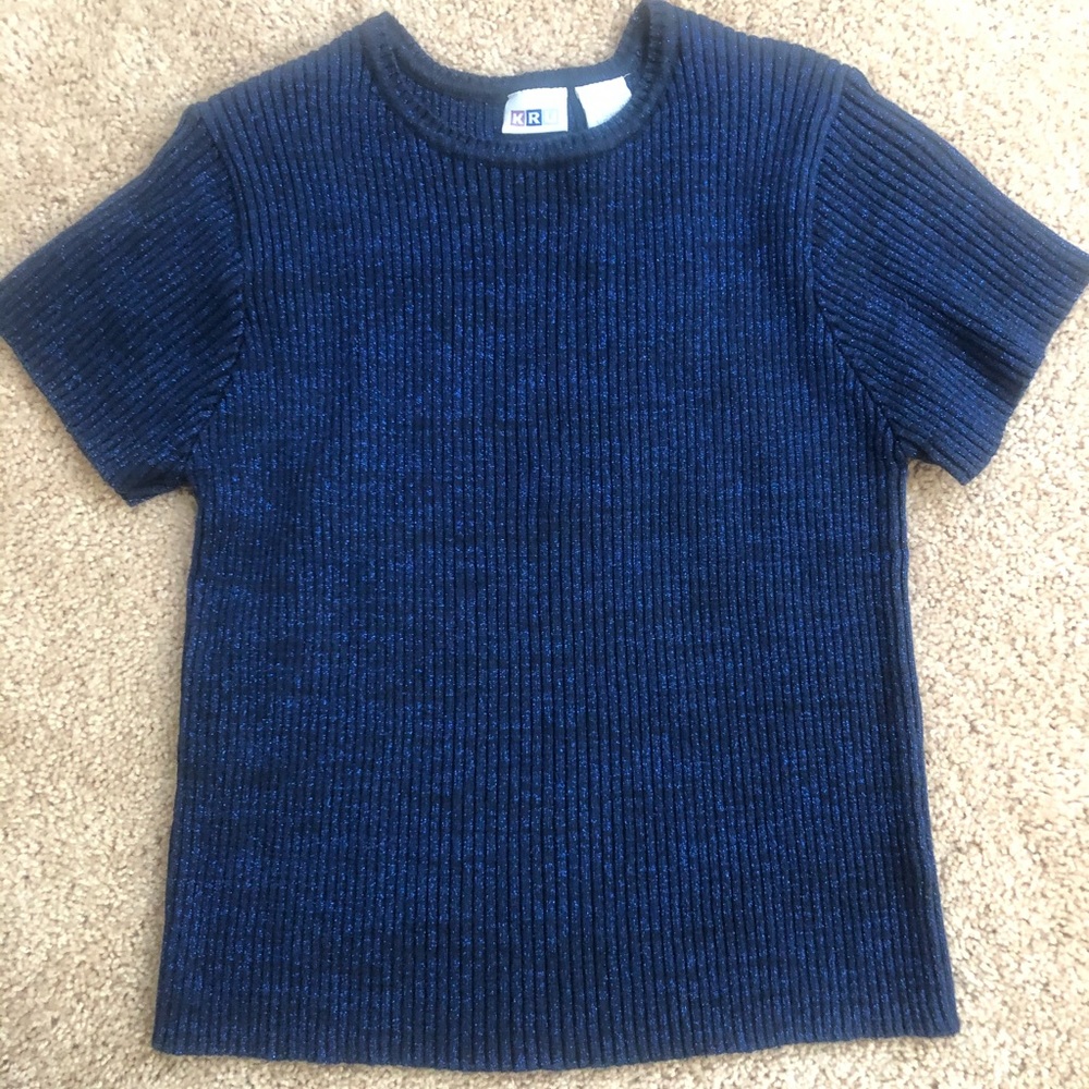 Blue Shimmer Top